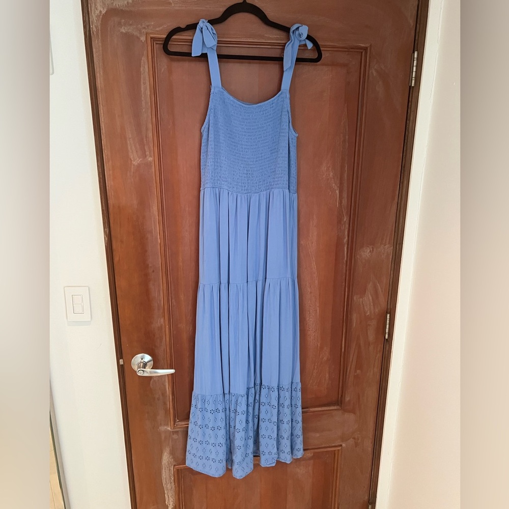 Maurice’s maxi tie shoulder dress